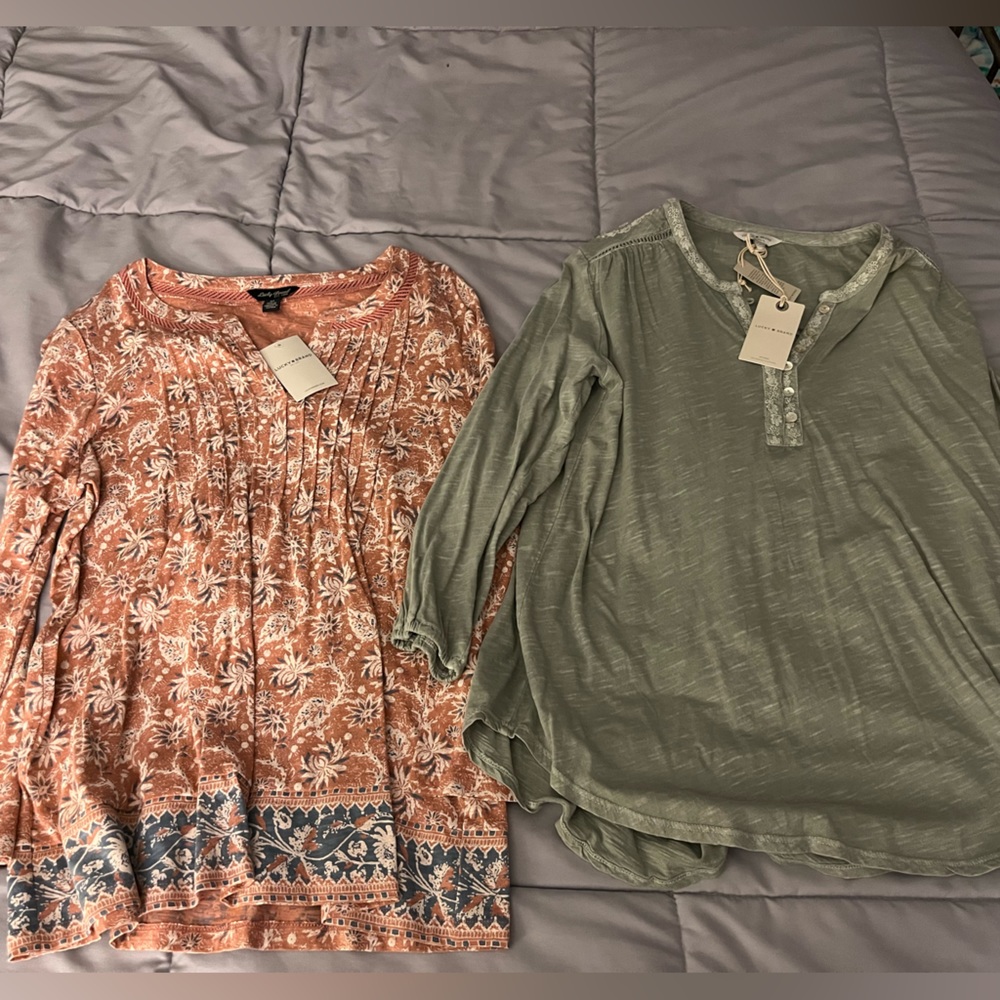 Lucky Brand Shirts, bundle of 2